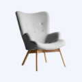 Mendrelia Wooden Febric Chair